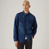 Relaxed Fit Western Shirt - Too Good - Dark Wash