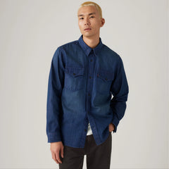 Relaxed Fit Western Shirt - Too Good - Dark Wash