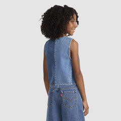 Rodeo Denim Vest - Blue Wash M Big Girls 7-16 - Rodeo - Blue