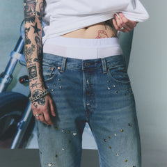 Levi's® Pride 501® Original Men's Jeans - Road Worn - Medium Wash