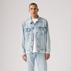 Relaxed Fit Thermodapt Trucker Jacket - Brightside - Light Wash