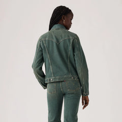 Tipped Original Trucker Jacket - Verdant Ventures - Medium Wash