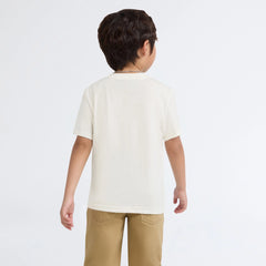 Short Sleeve American Muscle Graphic Tee Little Boys 4-7 - Levi's Egret - White