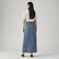 Long Icon Skirt - Verified Vintage Ski - Medium Wash