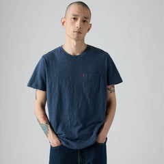 Classic Pocket T-Shirt - Dress Blues Heather - Blue