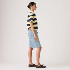 Baggy Dad Lightweight Jorts - We Did It Short - Medium Wash