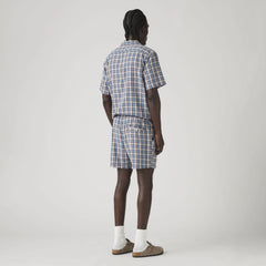 XX Chino Bay 5.5" Men's Shorts - Xavier Plaid Steam Blue - Multi-Color