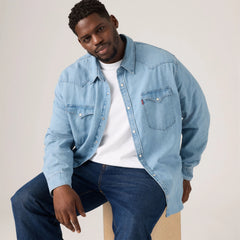 Classic Western Shirt (Big) - Franklin Stonewash - Light Wash