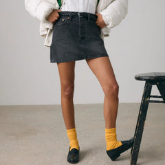 Icon Skirt - Dark Mirror - Black