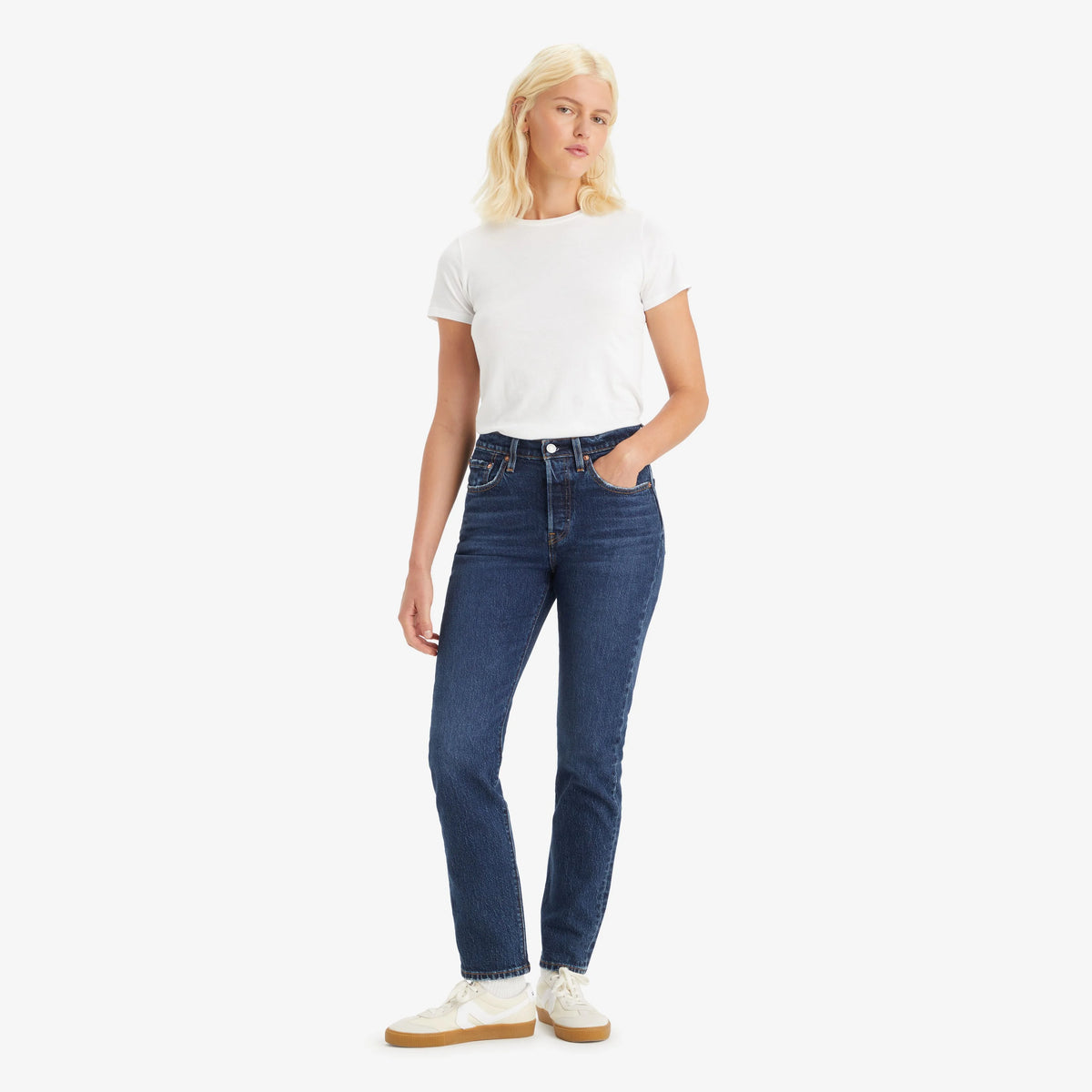 501® Original Fit Women's Jeans - Salsa T3 Authentic  - Dark Wash