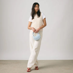 Hope Crochet Tank Top - Pristine - White