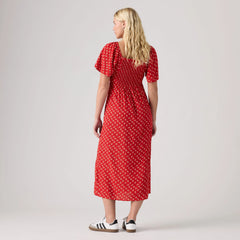 Amara Column Midi Dress - Angela Daisy Urban R - Red