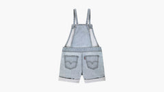 Knot Stap Shortalls Little Girls 4-6 - Day Off - Light Wash