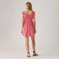 Yara Crepe Dress - Rita Floral - Orange