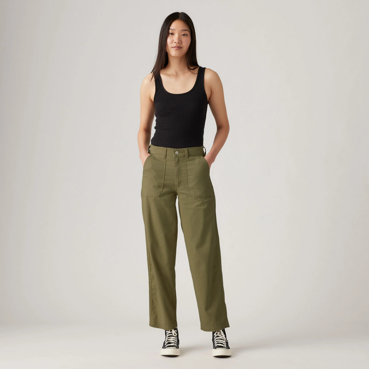 Utility Women's Pants - Olive Night - Green