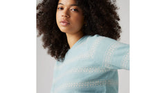 Fairisle Snowflake Sweater - Fairisle Stripe - Multi-Color