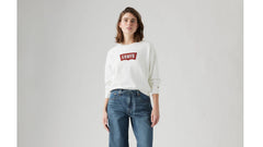 Graphic Iconic Heritage Crewneck Sweatshirt - Vintage White