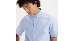 Authentic Short-Sleeve Button-Down Shirt - Allure - White