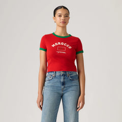 Morocco Mini Ringer Tee - Morocco - Multi-Color