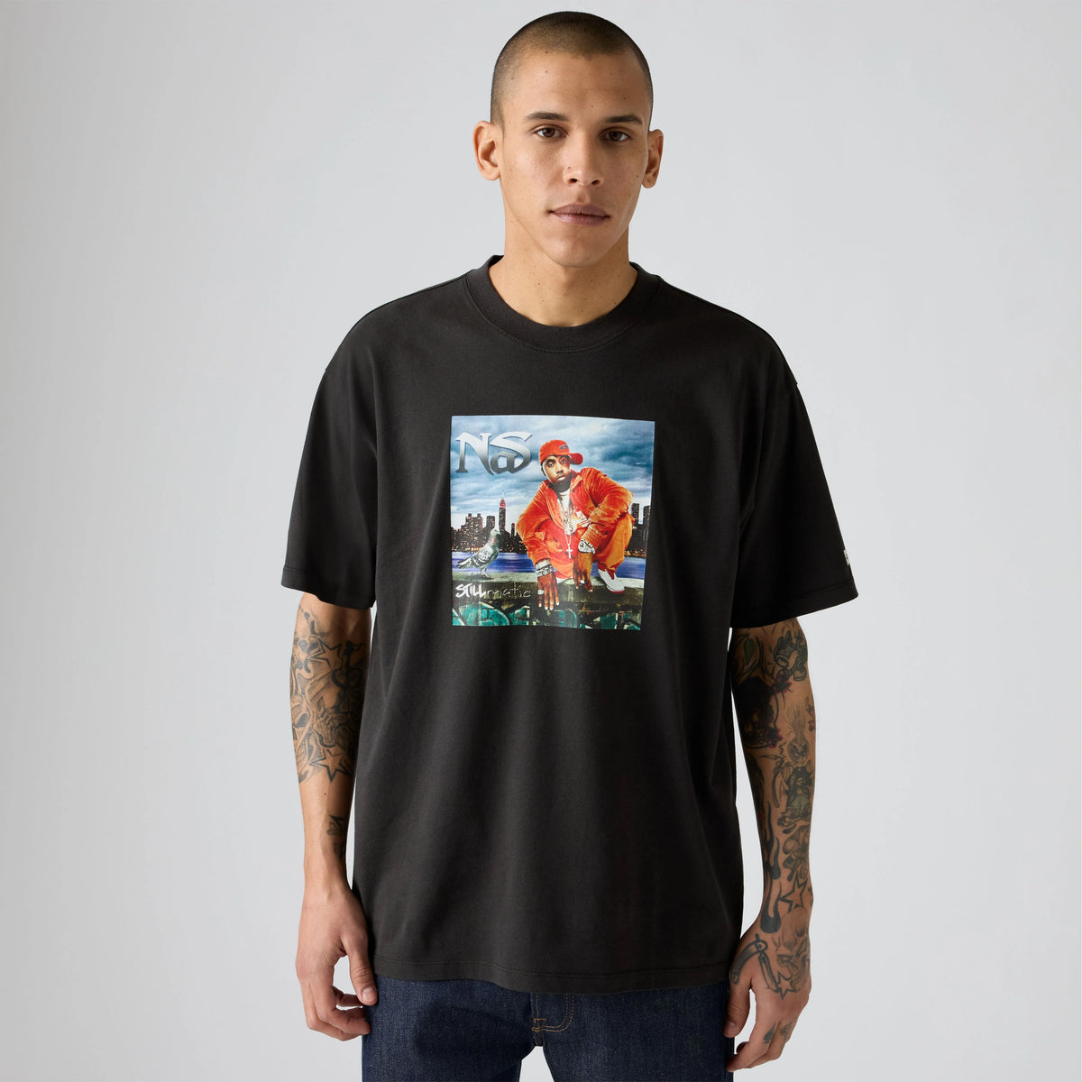Nas Band T-Shirt - Black
