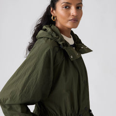 Simone Long Bubble Parka - Deep Depths - Green