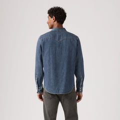 Barstow Western Denim Shirt - Solucell Western - Medium Wash
