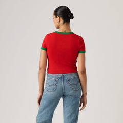 Morocco Mini Ringer Tee - Morocco - Multi-Color