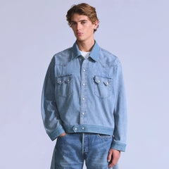 Customized Sawtooth Overshirt - Ranchero - Medium Wash