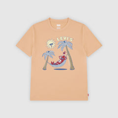 Short Sleeve Relaxing Hot Sauce Graphic Tee Big Boys 8-20 - Peach Bloom - Pink
