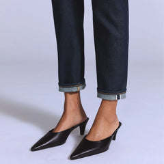 High Rise Selvedge Slim Fit Women's Jeans - Dark Rinse - Dark Wash