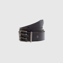 Potrero Double Prong Belt - Caviar - Black
