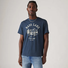 Relaxed Fit Short-Sleeve Graphic T-Shirt - Big Dipper - Blue