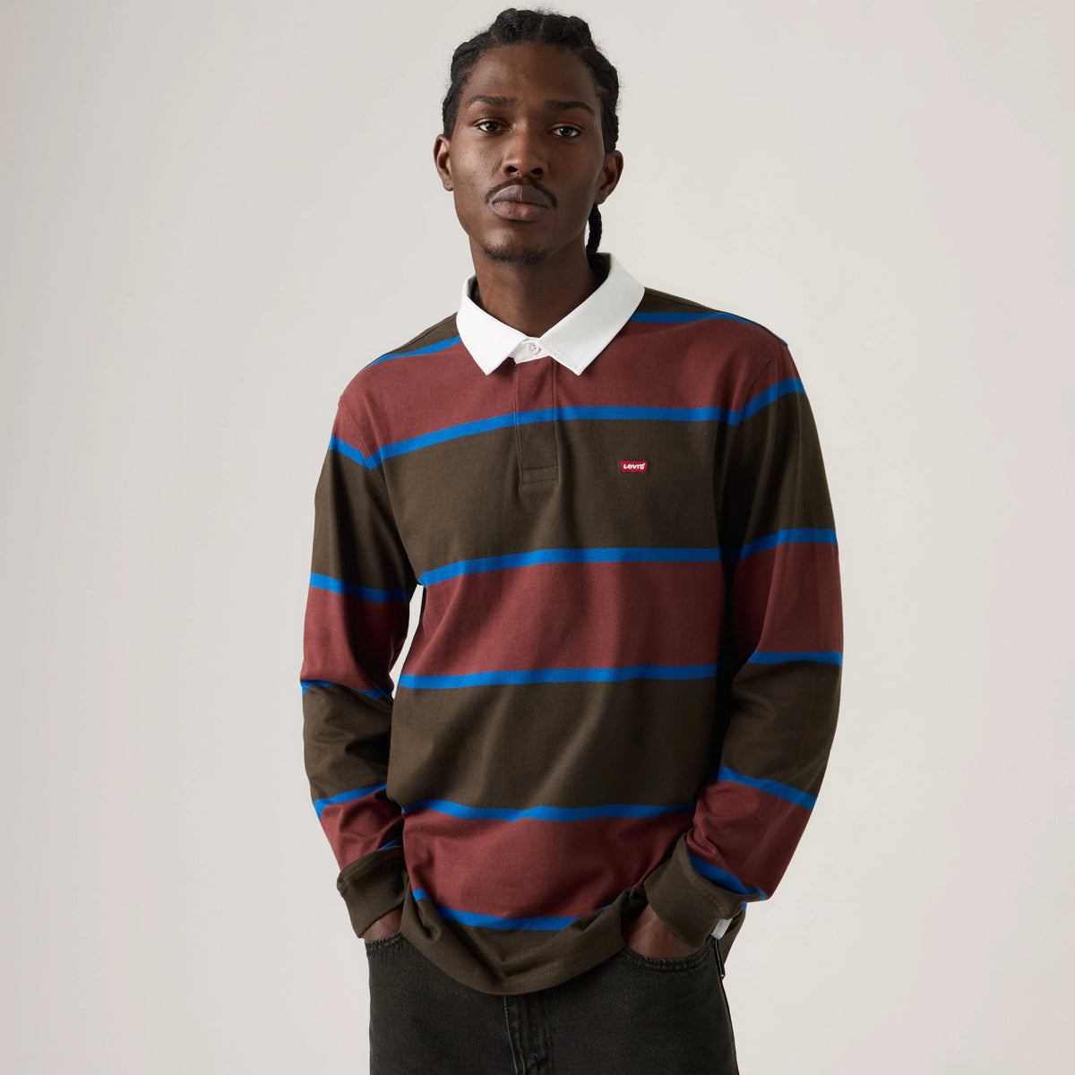 Classic Long-Sleeve Rugby Shirt - Samo Andorra - Red