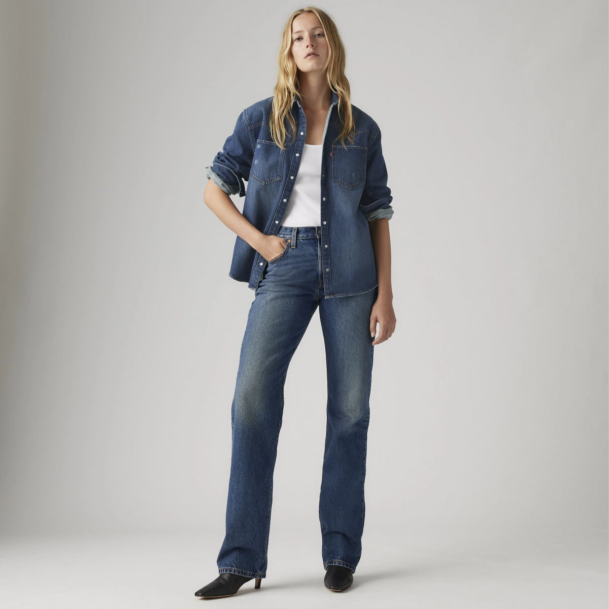 501® '90s Women's Jeans - Flash Full - Dark Wash