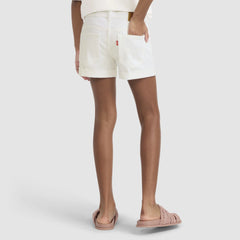 Embroidered Girlfriend Short Big Girls 7-16 - Antique White