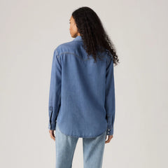 Teodora Western Shirt - Going Steady - Medium Wash