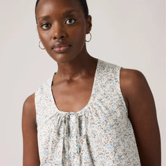 Luella Blouse - Babitz Ditsy Glacier - Multi-Color