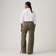 318 Seamed Wide-Leg Women's Jeans - Canteen - Brown