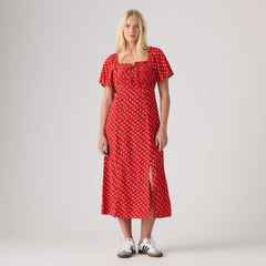 Amara Column Midi Dress - Angela Daisy Urban R - Red