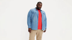 Barstow Western Shirt (Big) - Esta Noche - Light Wash