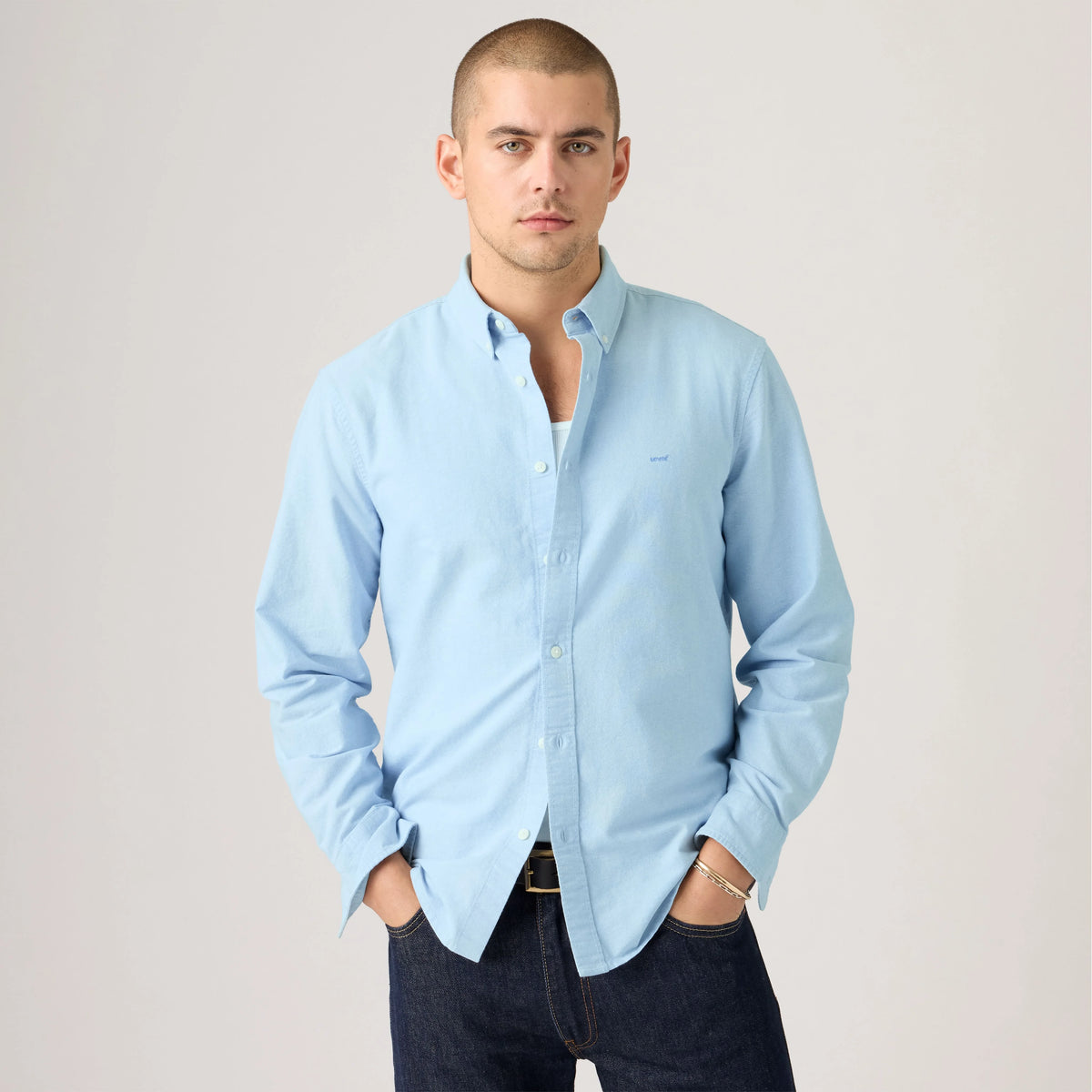 Authentic Button-Down Shirt - Soft Chambray Blue - Blue