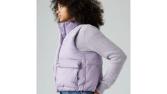 Western Bubble Puffer Vest - Heirloom Lilac - Purple