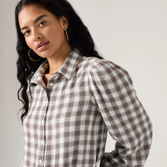 Journey Western Shirt - Bison - White