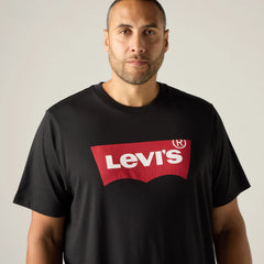 Levi's® Logo Graphic T-Shirt (Big) - Bw Srt Mineral Black - Black