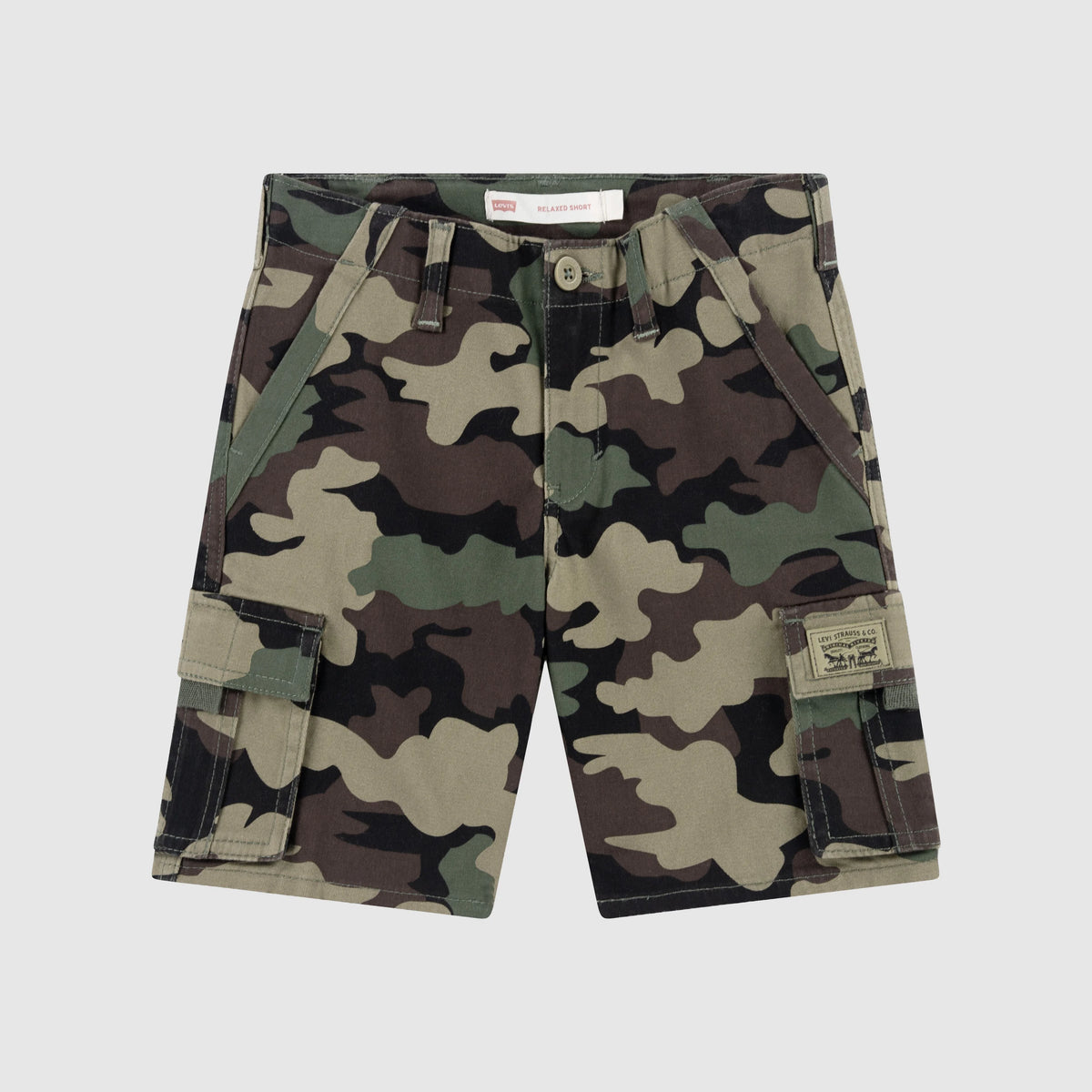 Traditional Cargo Shorts - Cypress Camo - Green