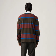 Classic Long-Sleeve Rugby Shirt - Samo Andorra - Red