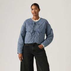 Rue Liner Jacket - Little Tiny Windows - Medium Wash