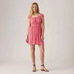 Yara Crepe Dress - Rita Floral - Orange