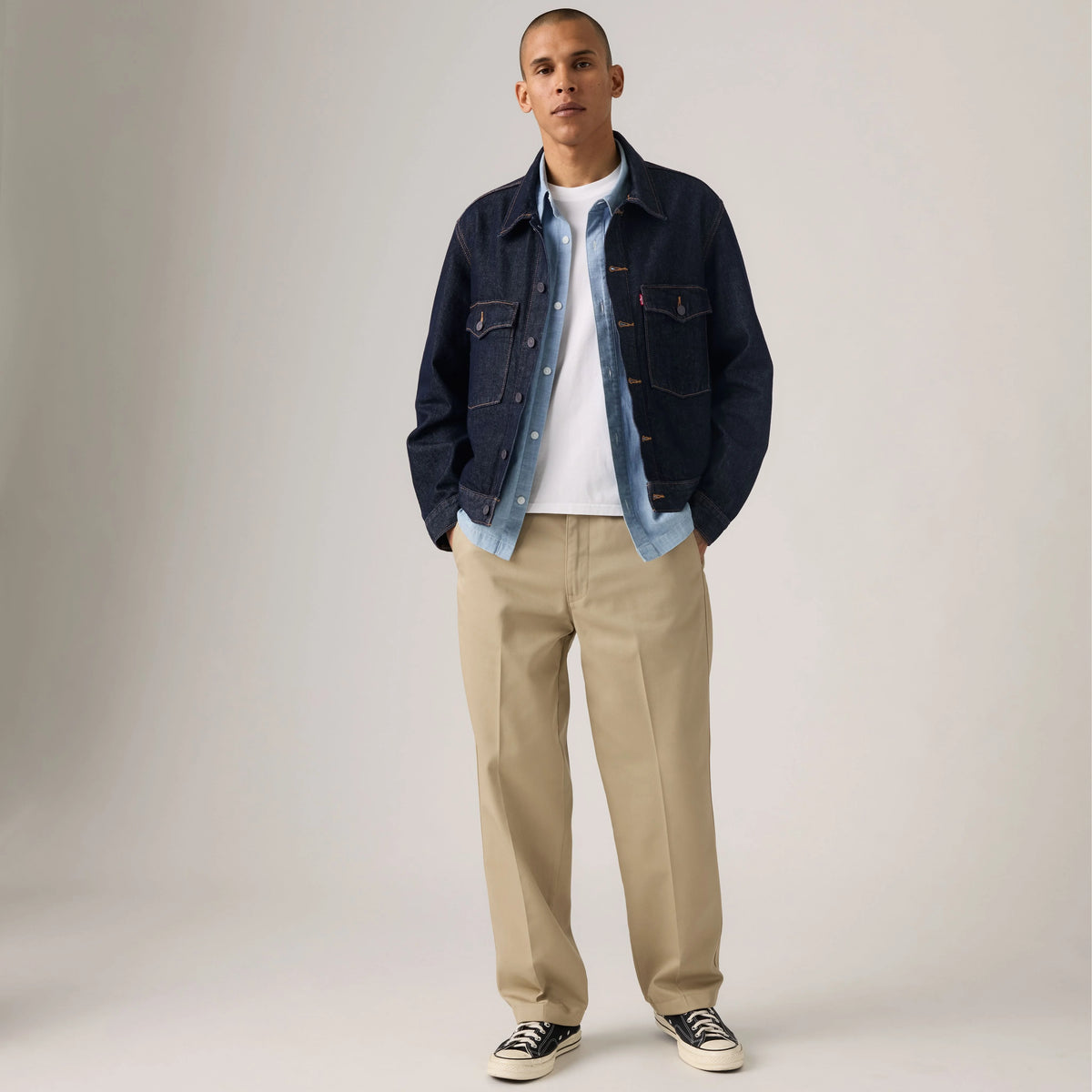 XX Chino Loose Straight Men's Pants - True Chino - Tan