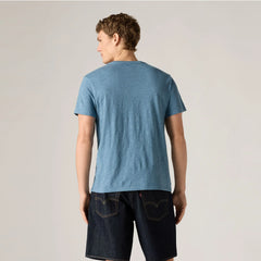 Classic Pocket T-Shirt - Indigo Wash Heather Slub - Blue